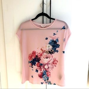 Ted Baker Woven Front T-Shirt